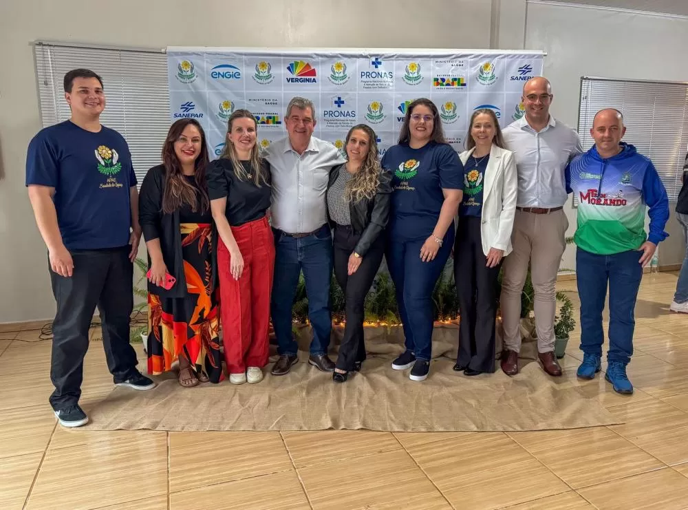 Deputado Bazana lança PRONAS em Saudade do Iguaçu e entrega veículos para a Saúde do município