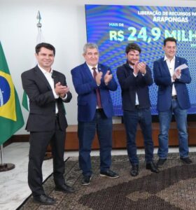 Deputado Bazana acompanha anúncio de R$ 24,9 milhões em investimentos para Arapongas